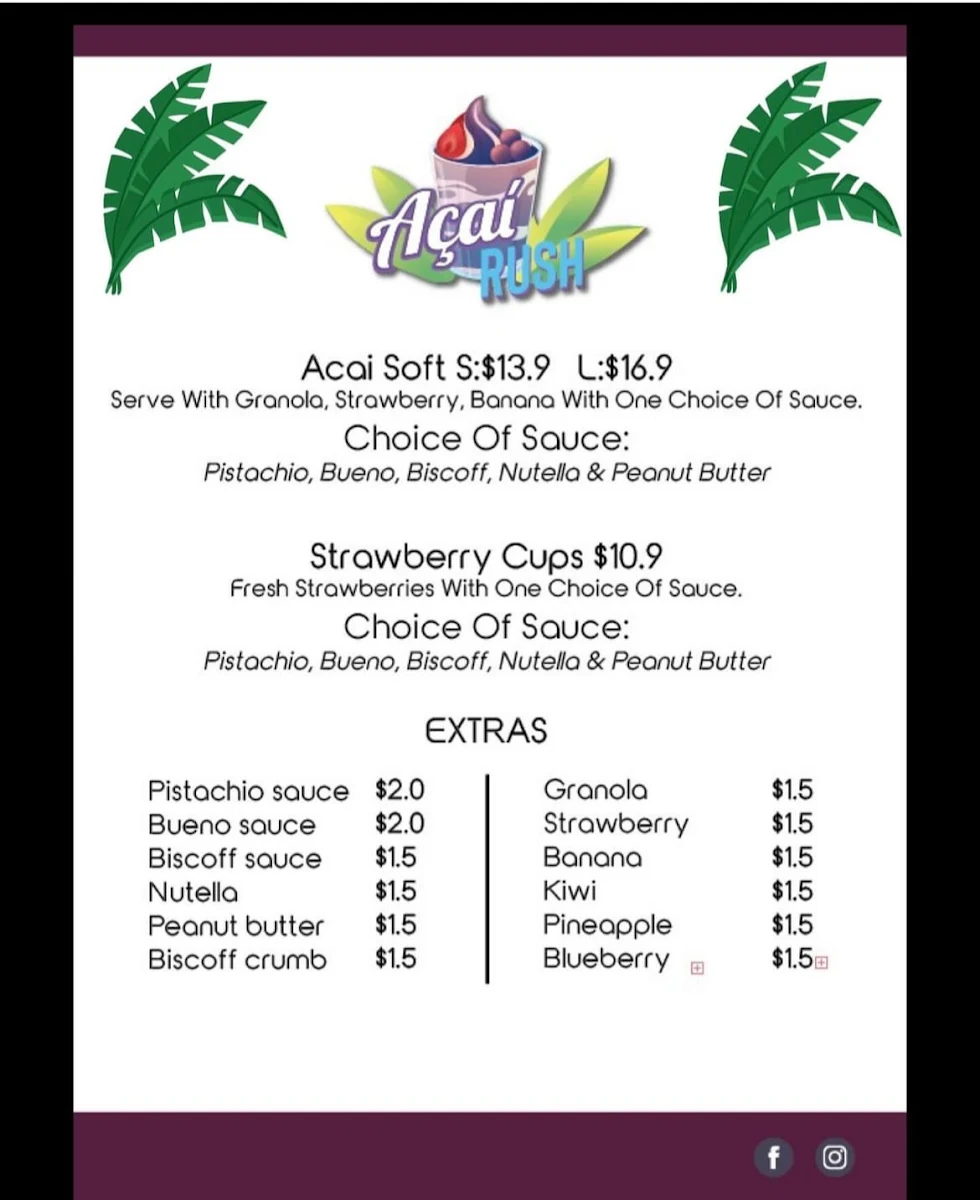 Menu, Speranza Woodfired Pizzeria