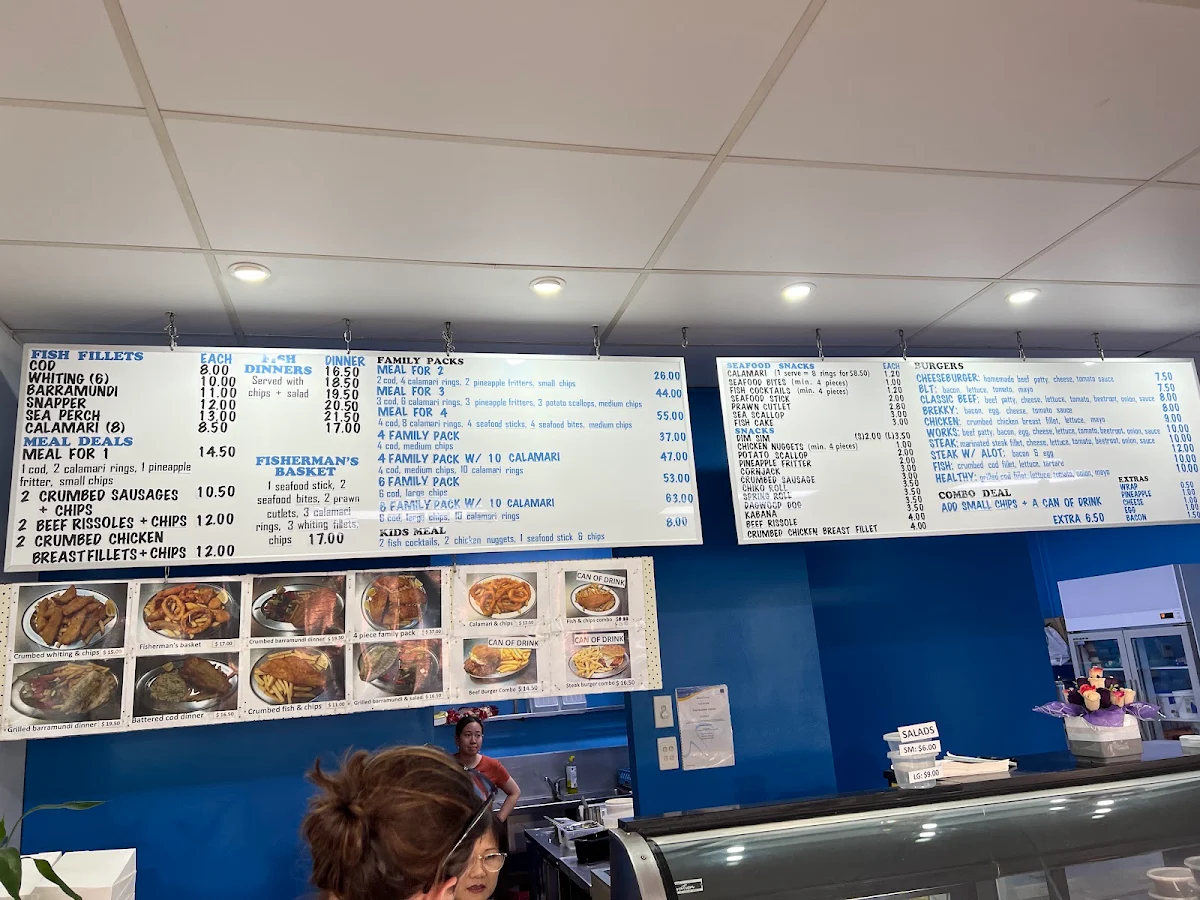 Menu, Starfish Cuisine
