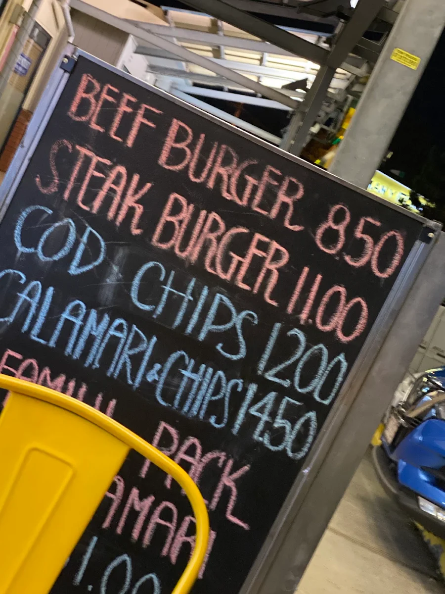 Menu, Starfish Cuisine
