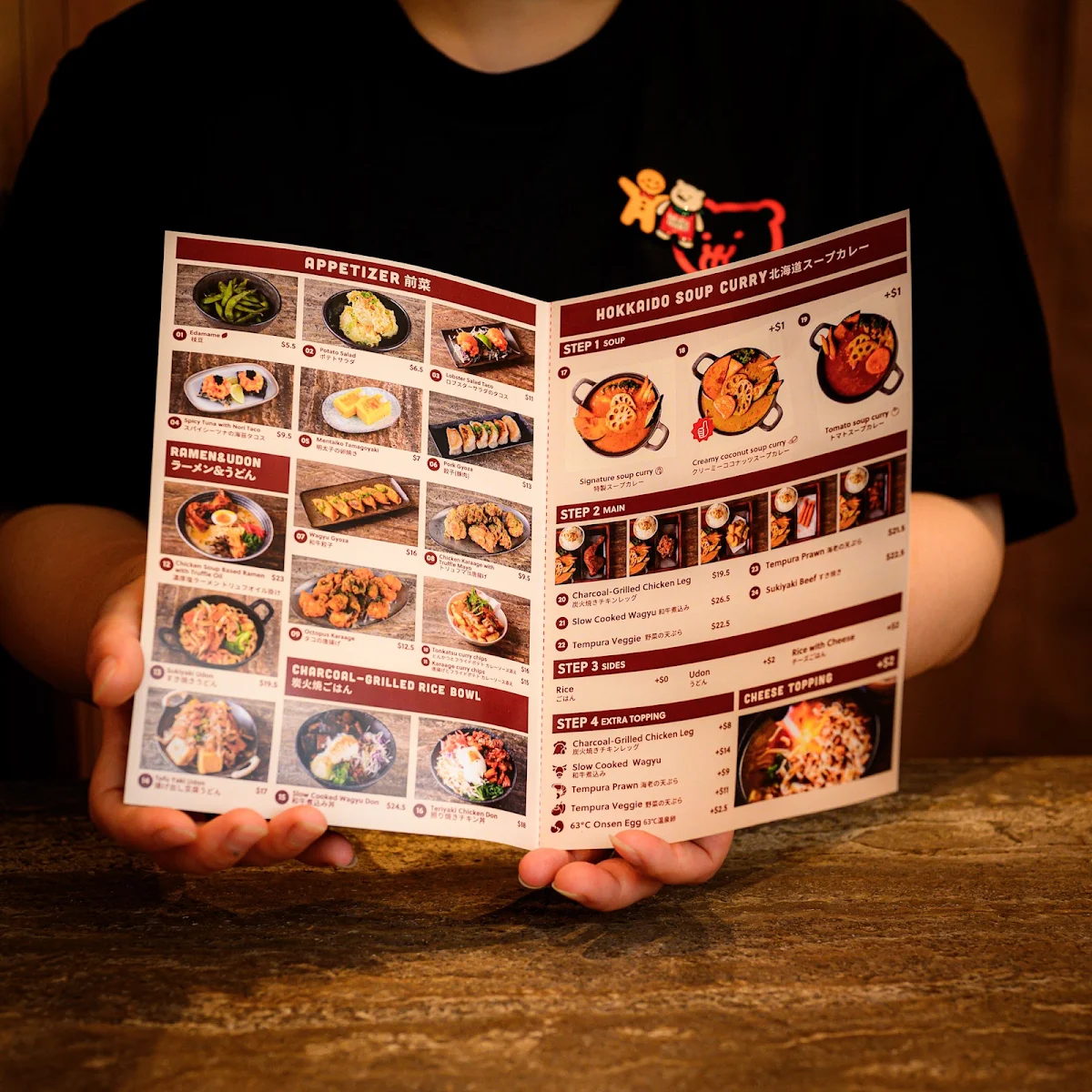 Menu, Waku Waku Eastland