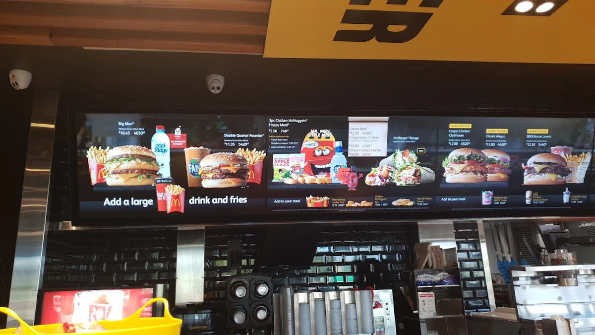 Menu, McDonald's Kilmore