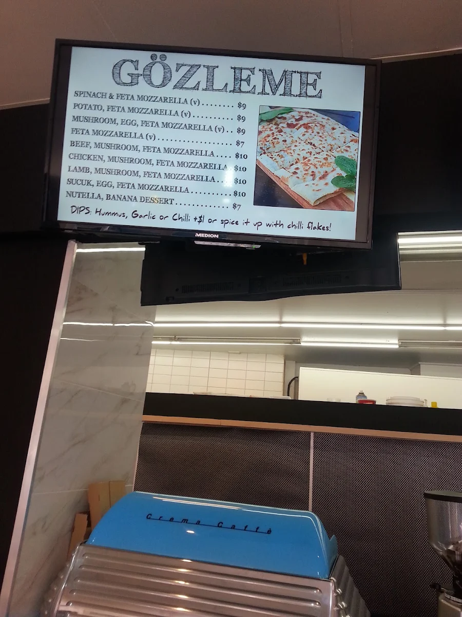 Menu, Charlies Cafe