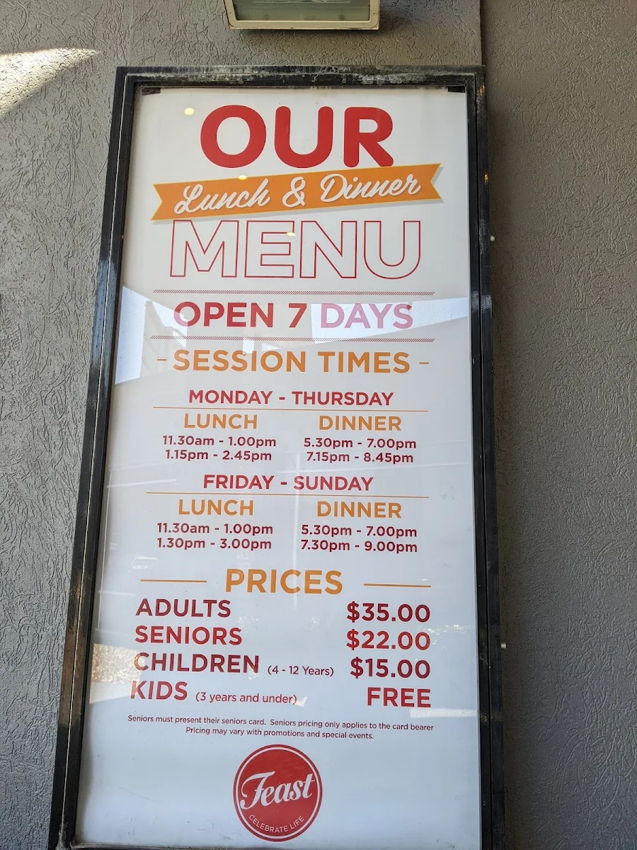 Menu, Village Green Hotel