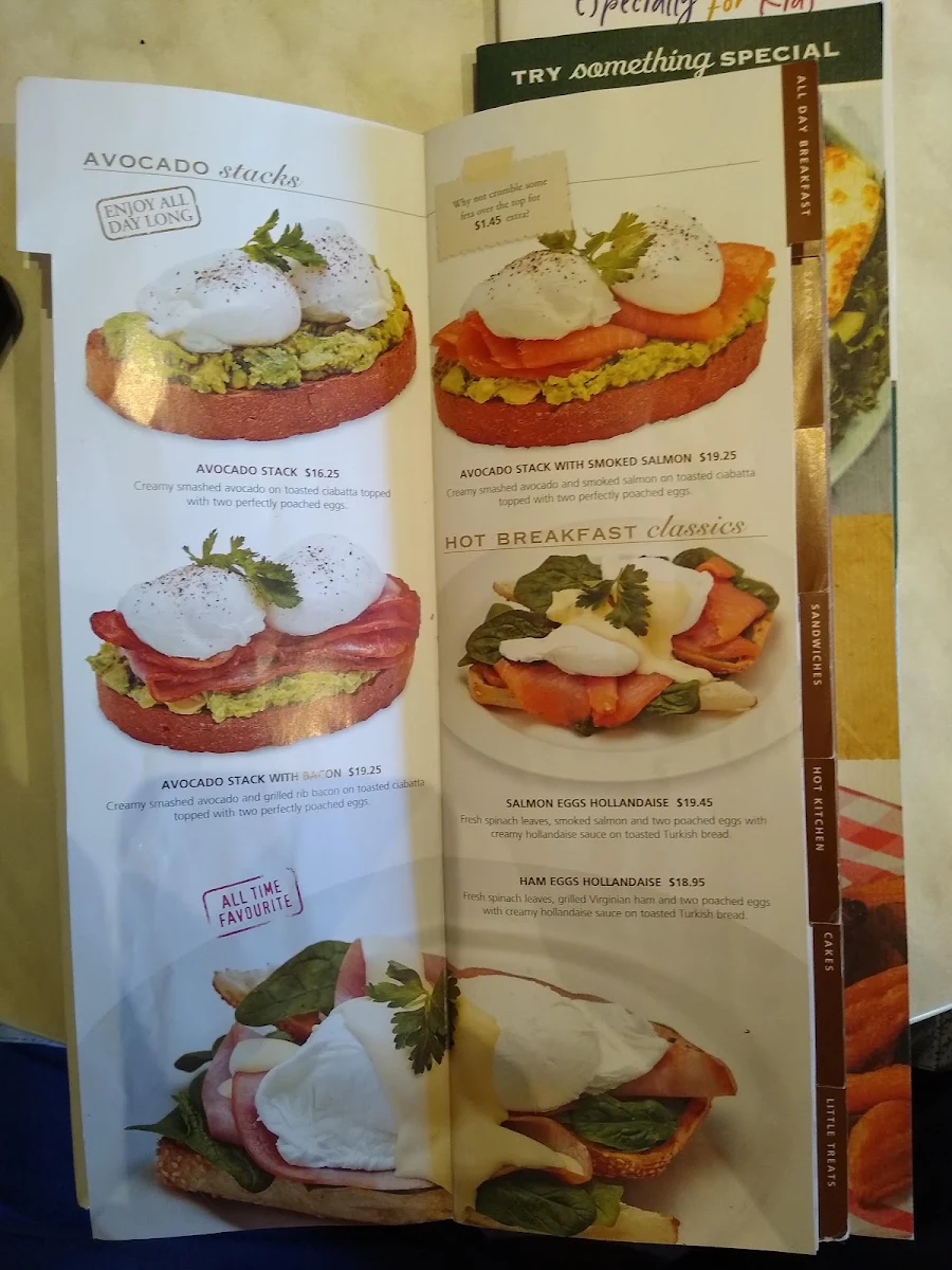 Menu, Dôme Café