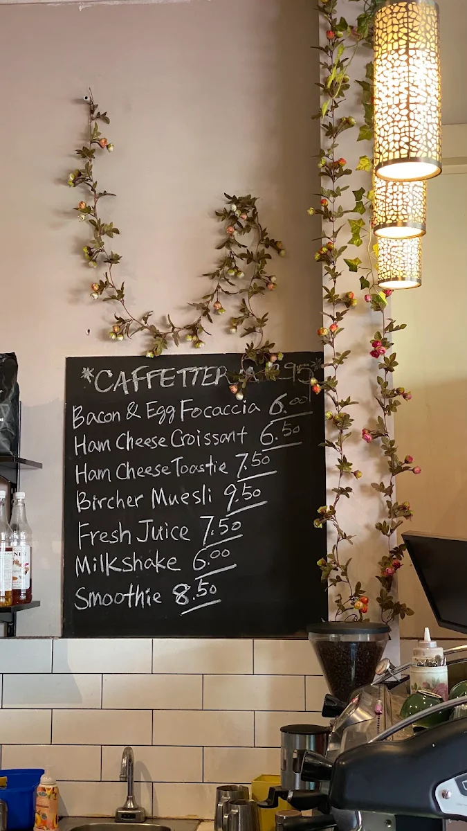 Menu, Caffetteria 295