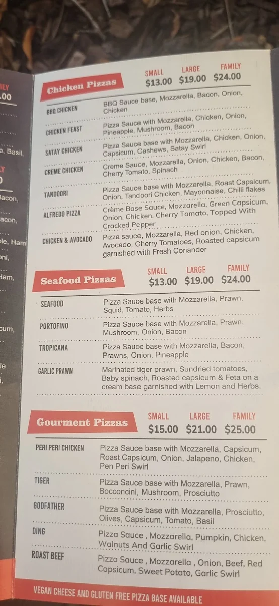 Menu, Romano’s Pizzeria Warnbro 🍕- Authentic Italian Pizzas in Warnbro