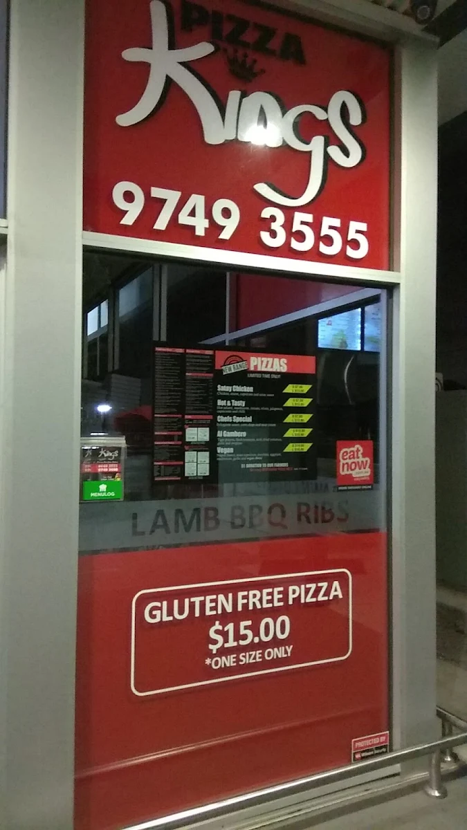 Menu, Pizza Kings Tarneit