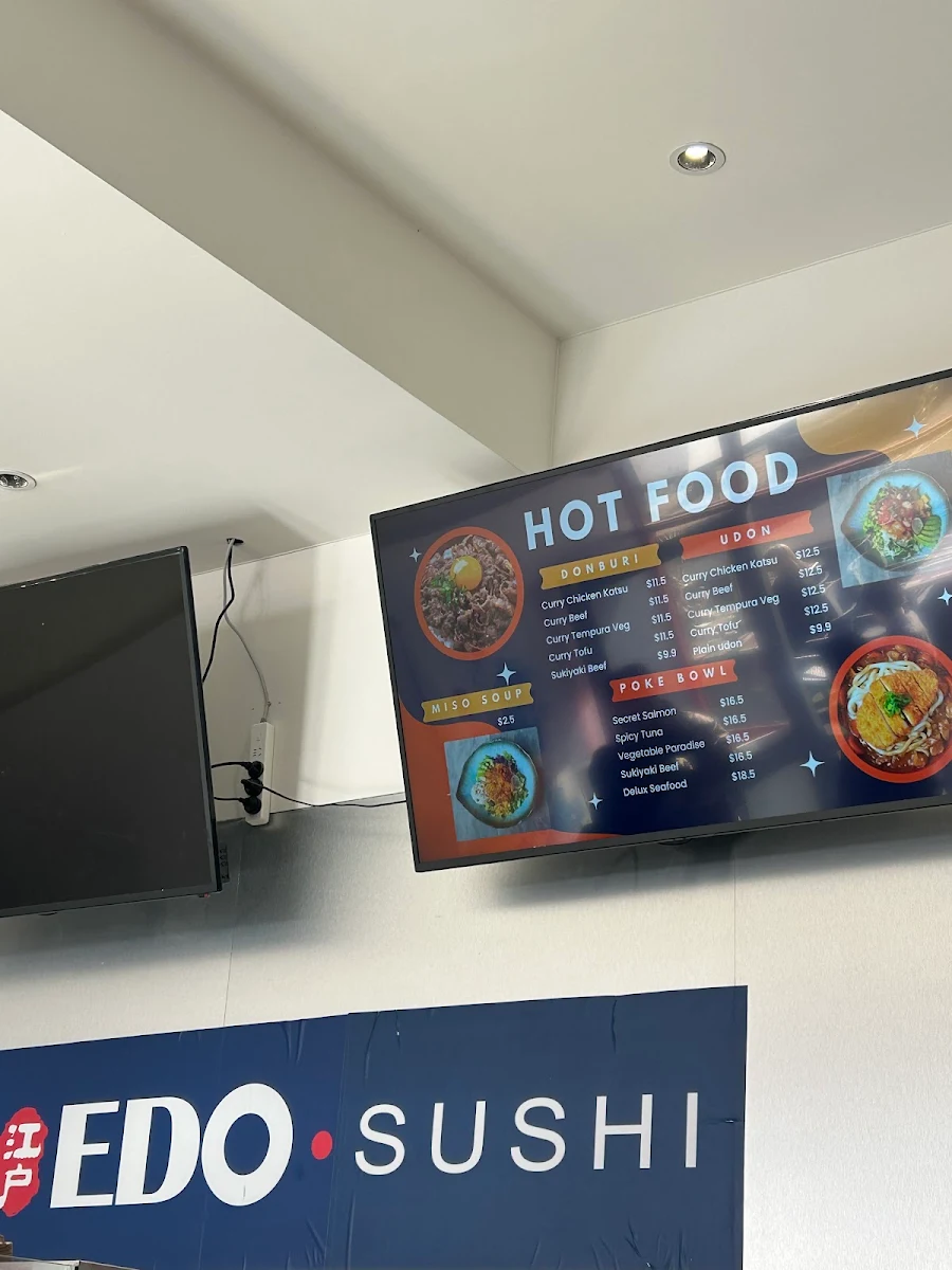 Menu, MoMo Sushi