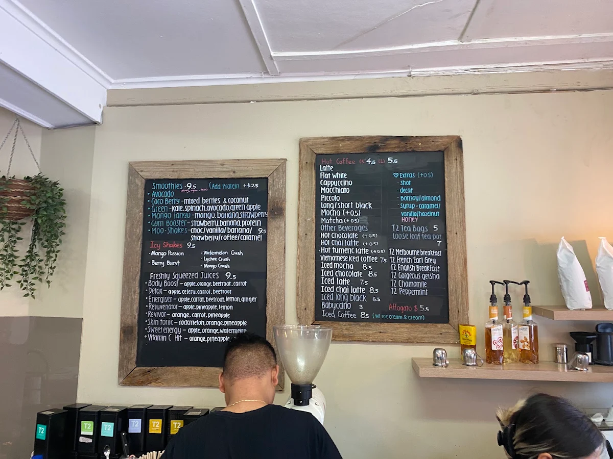 Menu, Breadworks Cafe