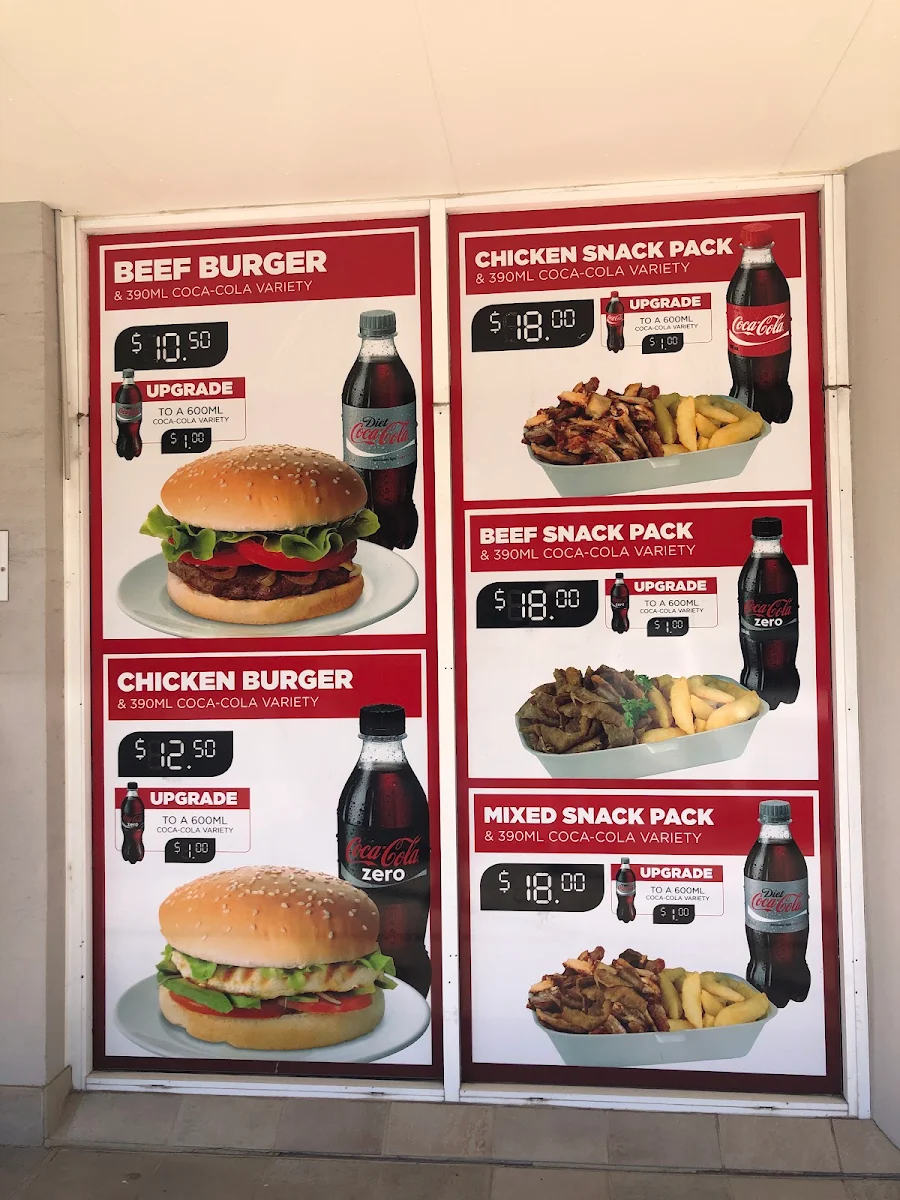 Menu, Rouse Hill Take Away