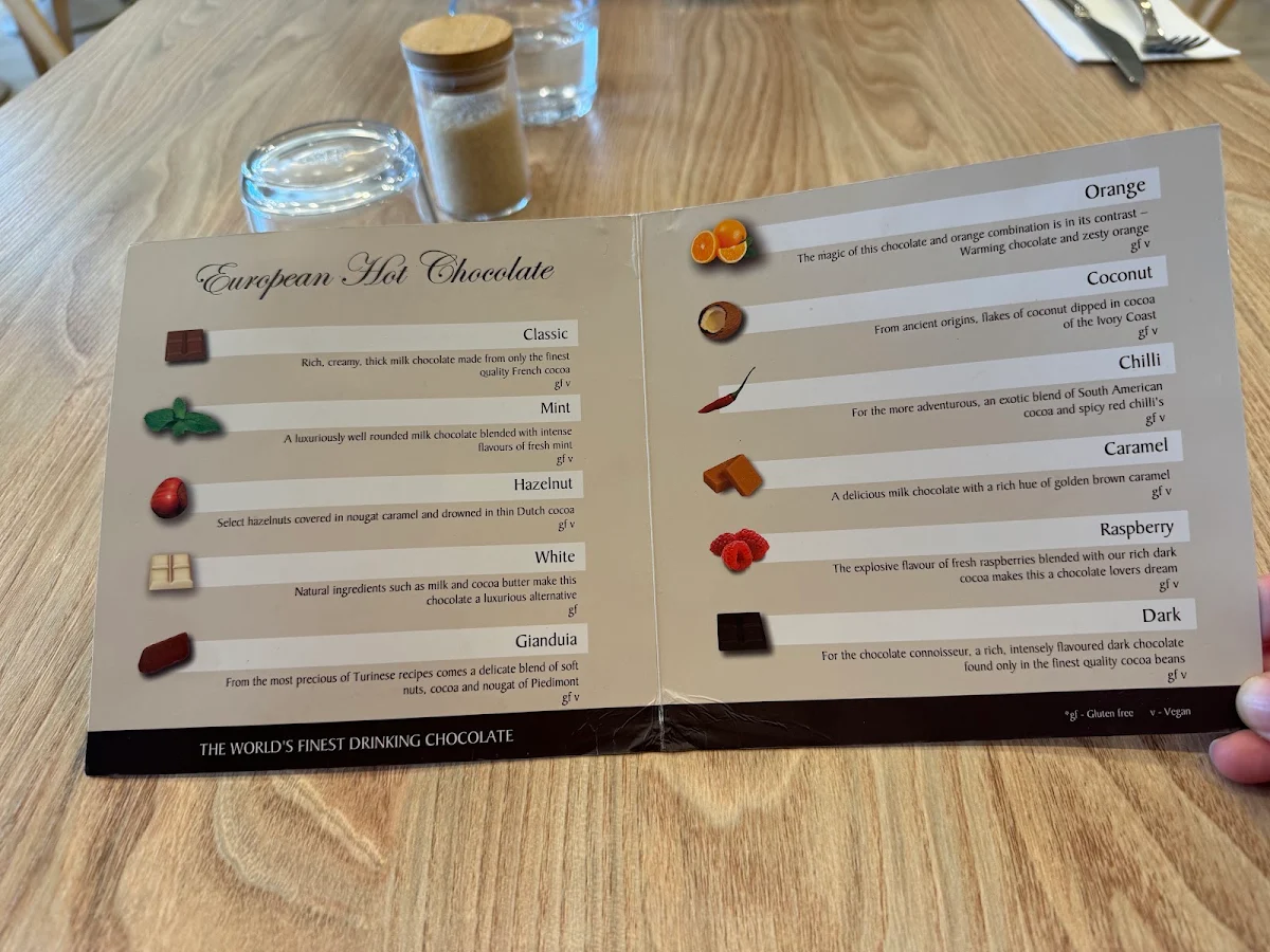 Menu, Bistro One