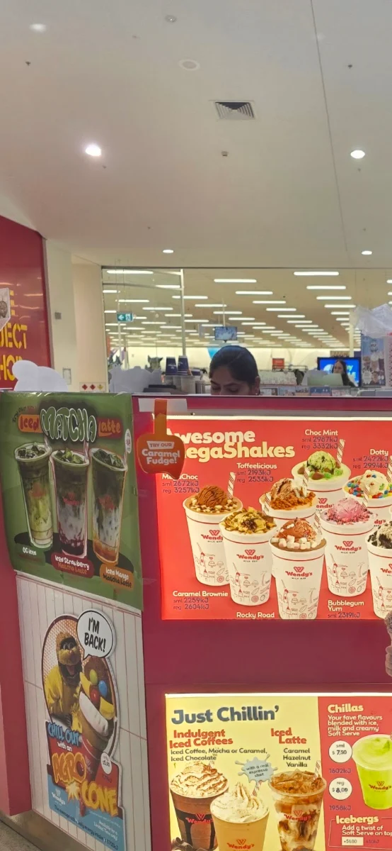 Menu, Wendy’s