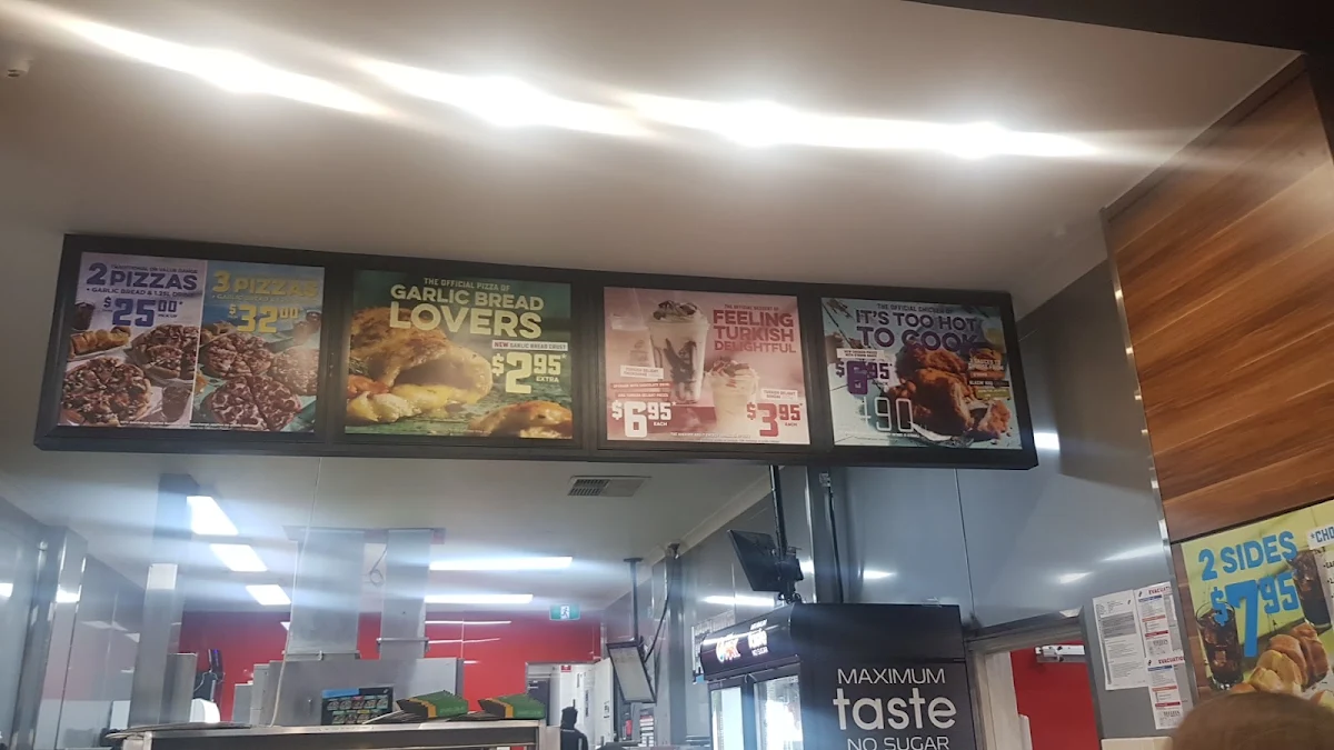 Menu, Domino's Pizza Doubleview