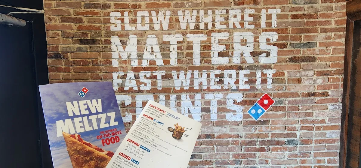 Menu, Domino's Pizza Doubleview