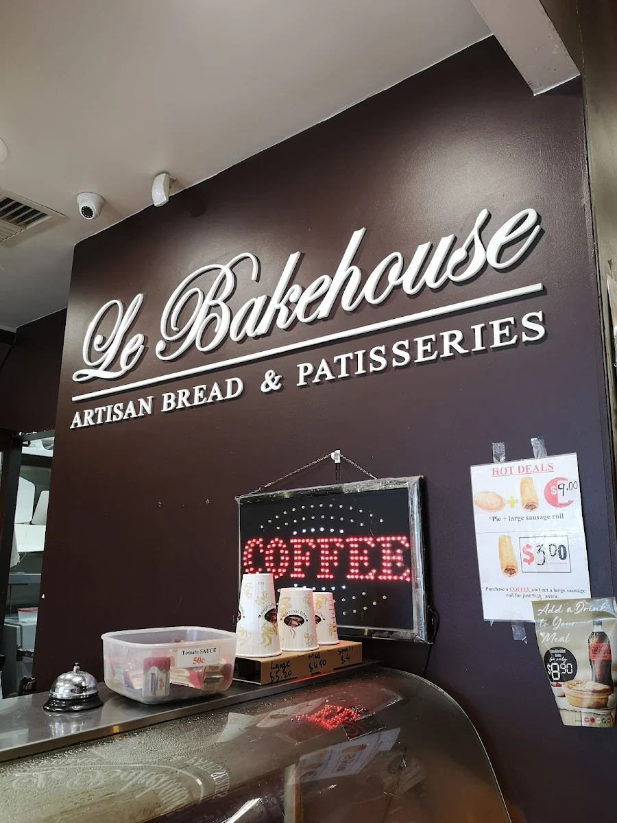 Menu, Le Bakehouse Leederville