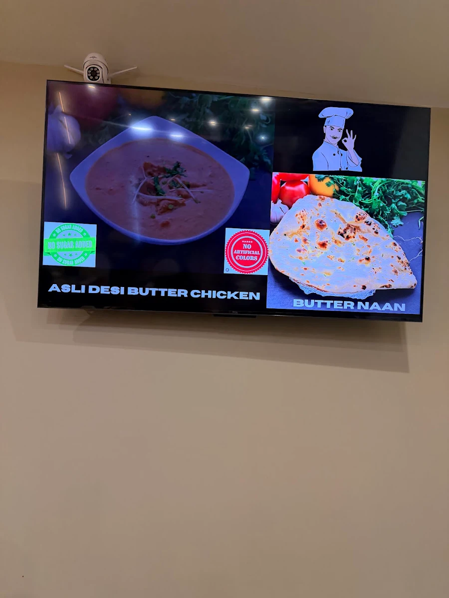 Menu, New Paradise Indian Restaurant