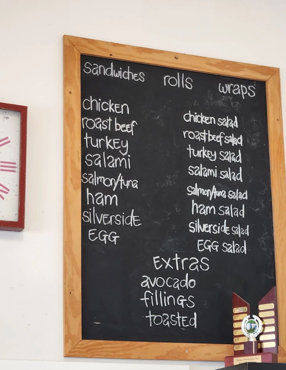 Menu, Tumut's "Pie in the Sky" Bakery