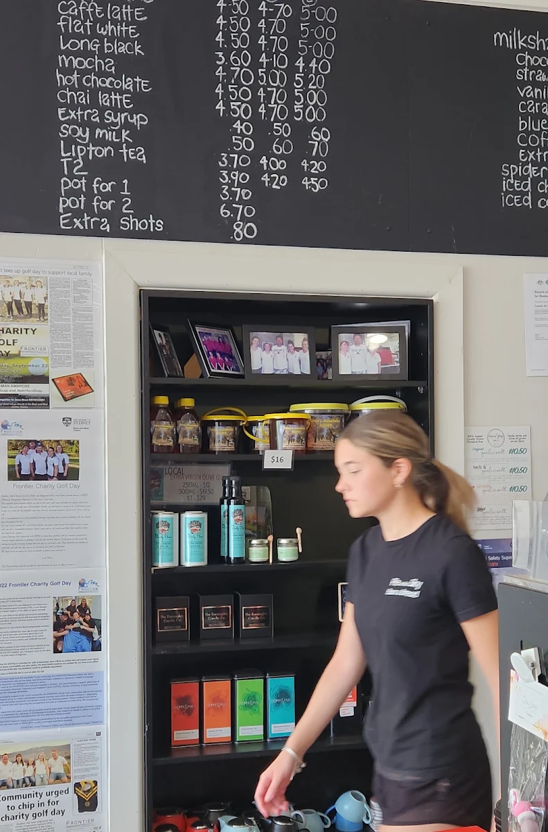 Menu, Tumut's "Pie in the Sky" Bakery