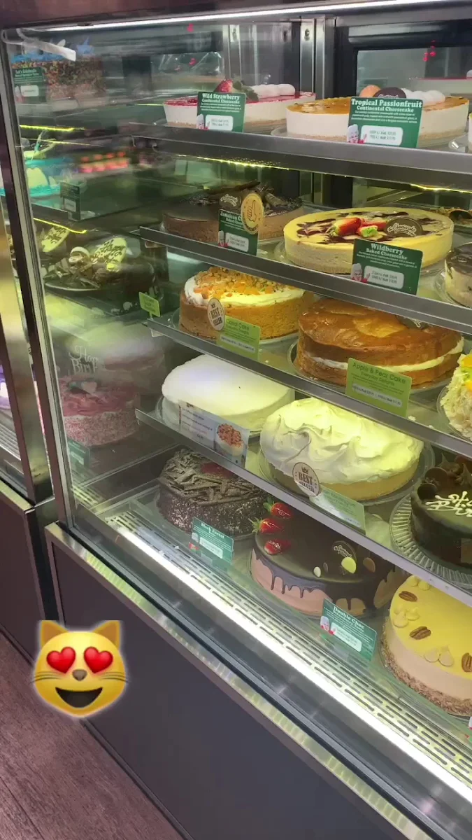 Menu, The Cheesecake Shop Altona