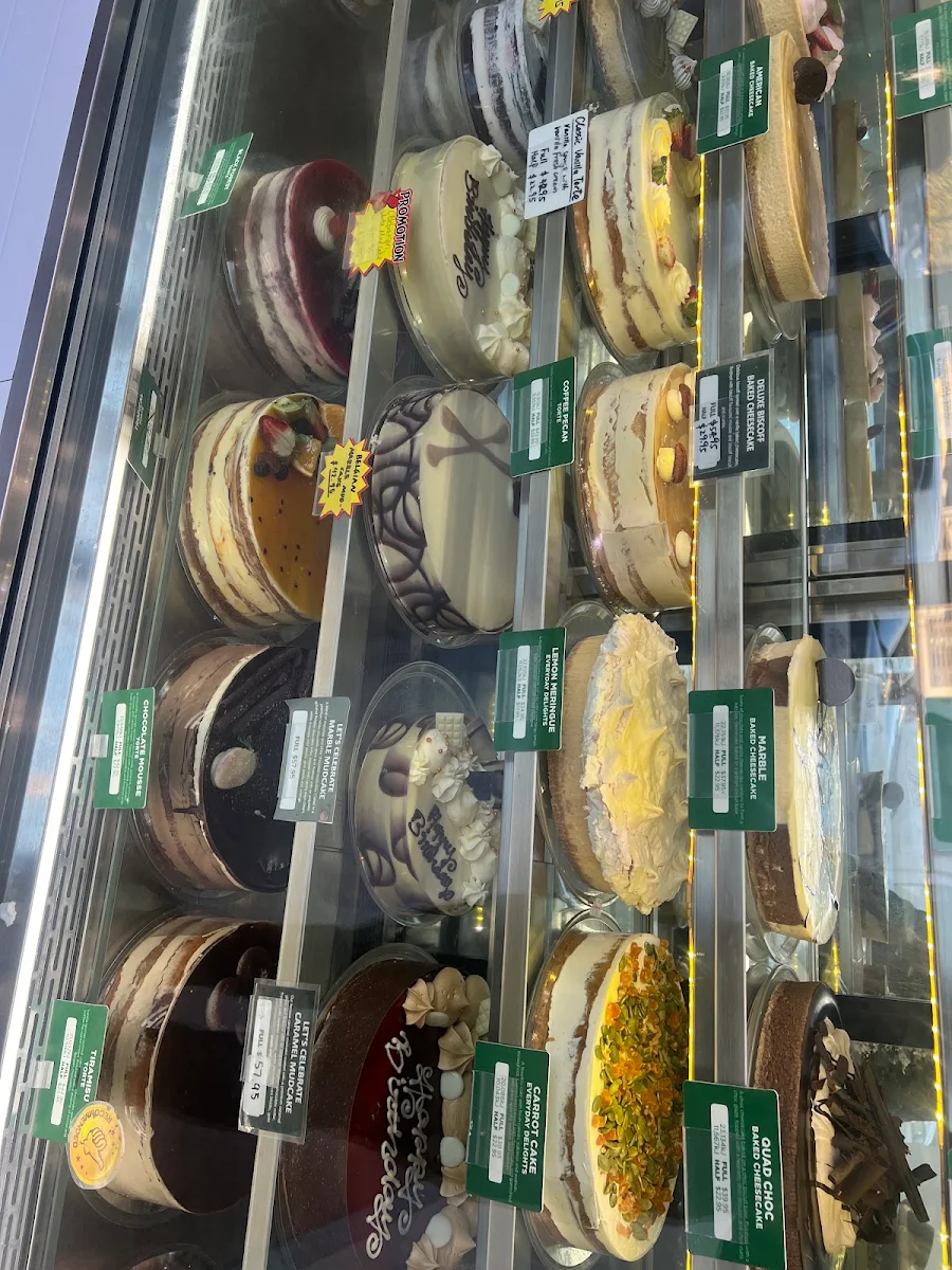 Menu, The Cheesecake Shop Altona