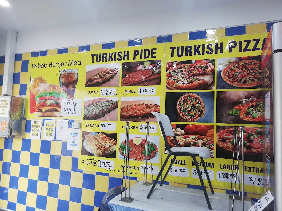 Menu, Kebab Express Cafe 2000