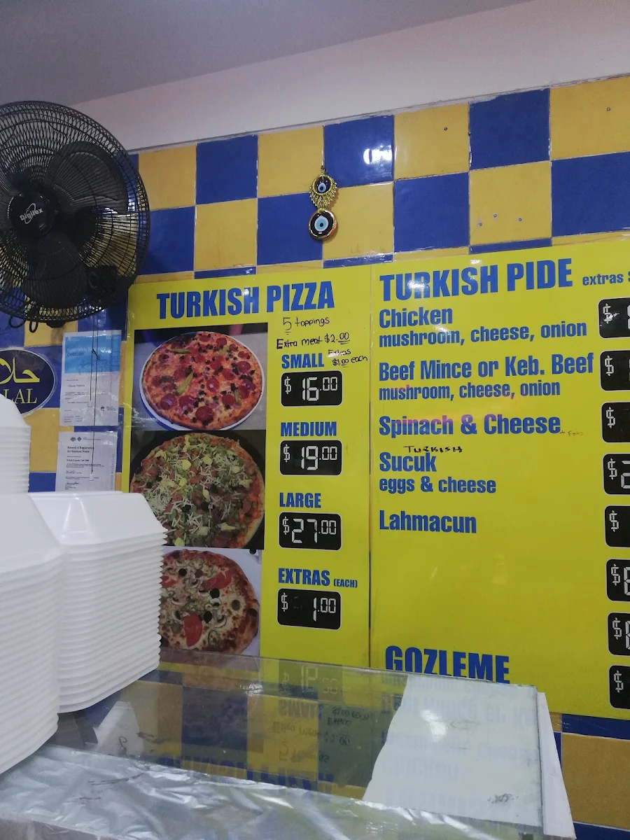 Menu, Kebab Express Cafe 2000