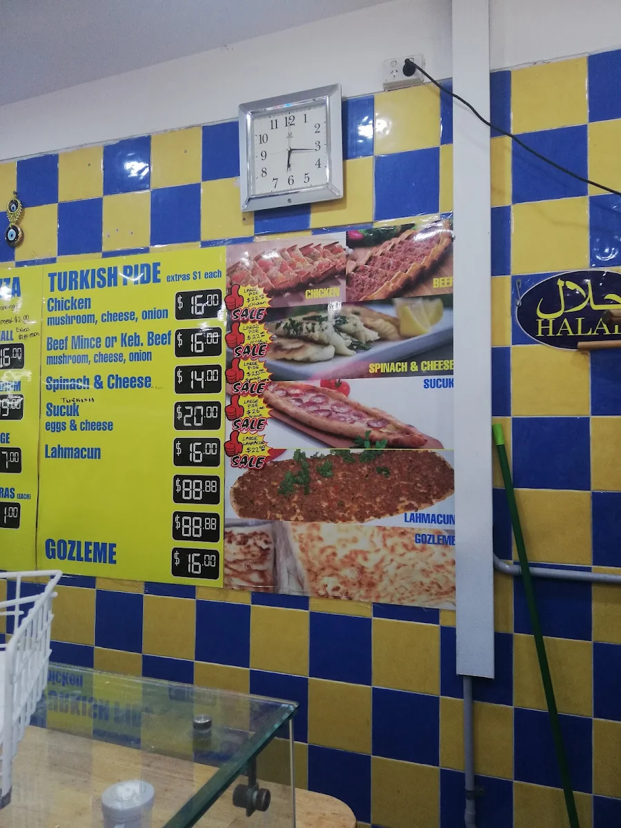 Menu, Kebab Express Cafe 2000