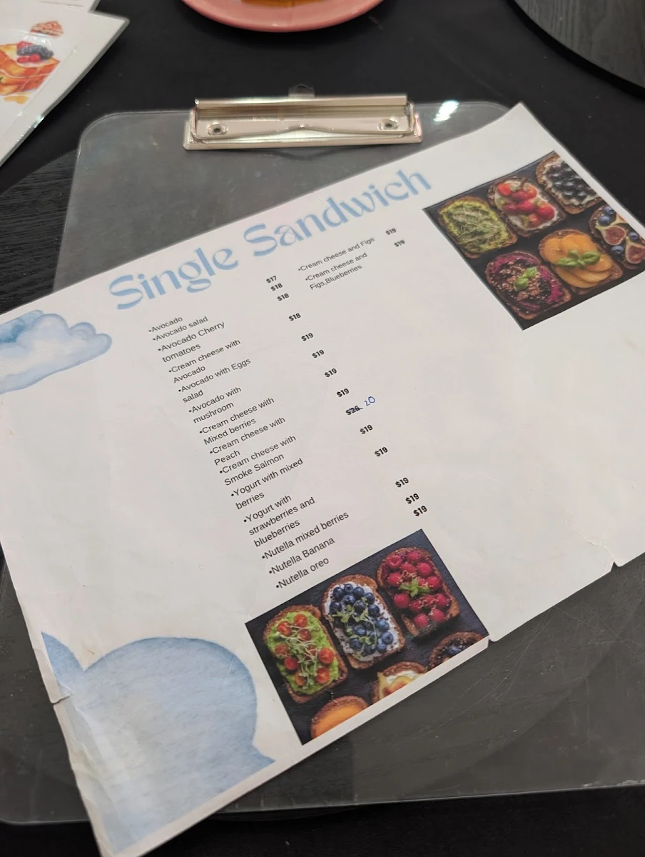 Menu, La Bae