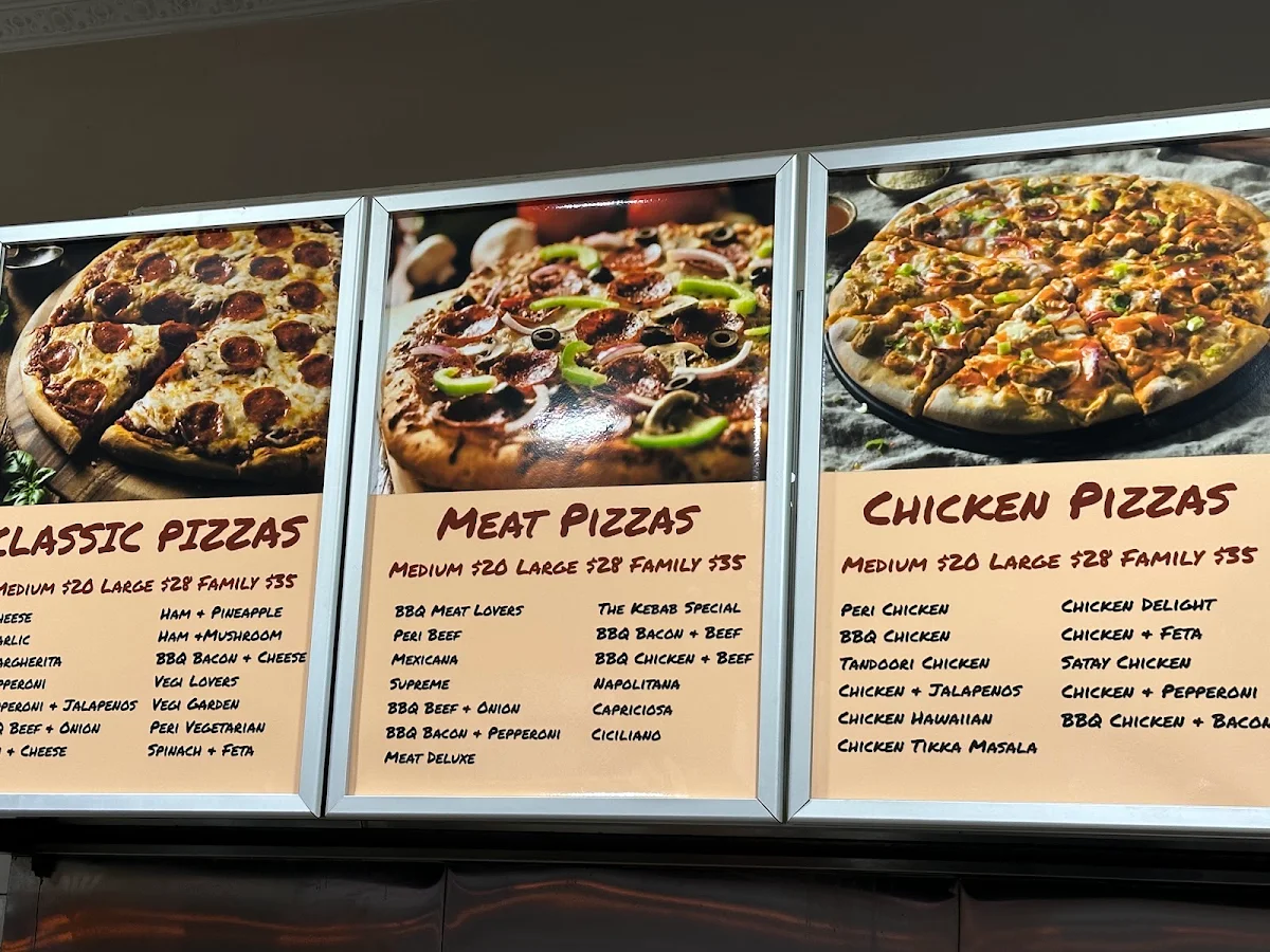Menu, THE KEBAB CONCORD