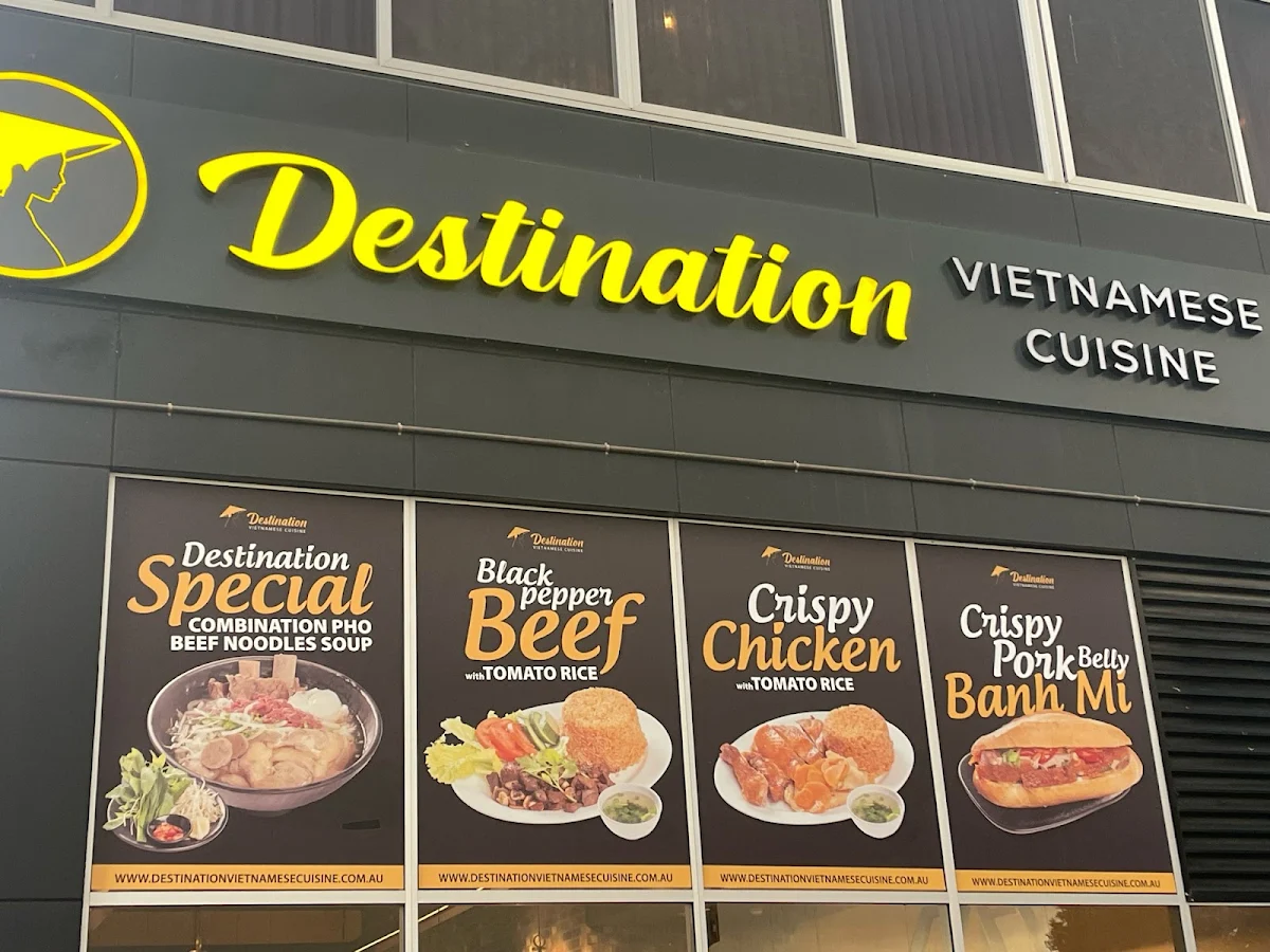 Menu, Destination Vietnamese Cuisine