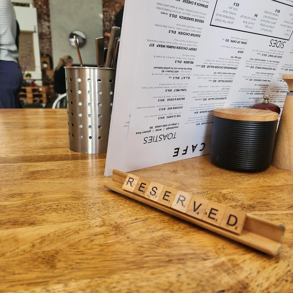 Menu, Ample Cafe & Bar
