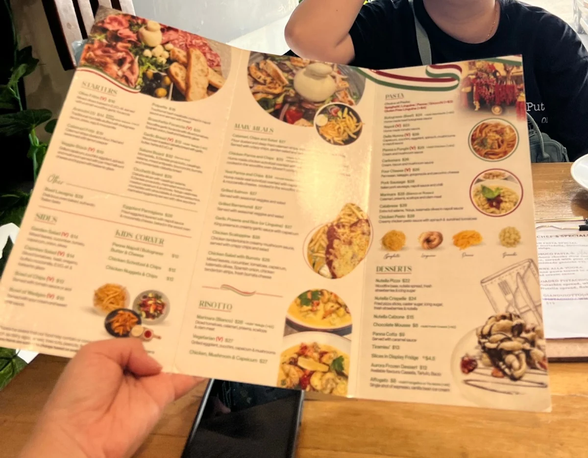 Menu, Pane E Pizza By North Street Bakery