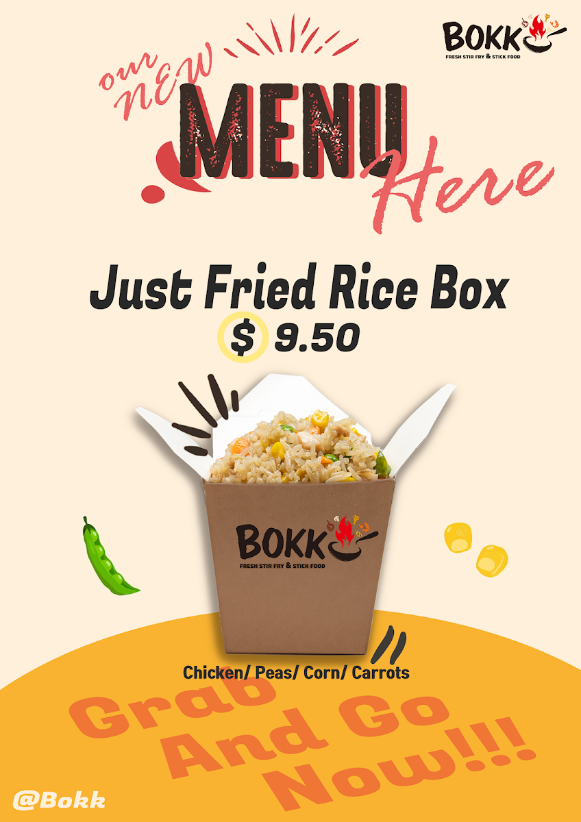 Menu, Bokk