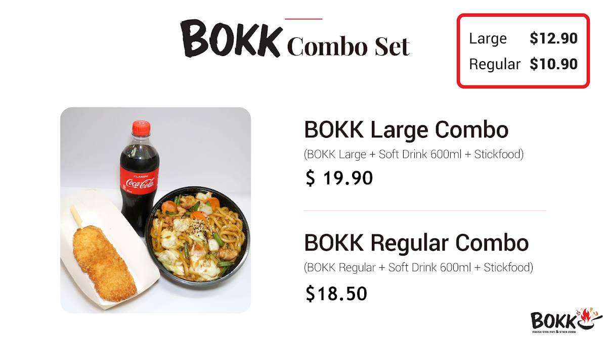 Menu, Bokk