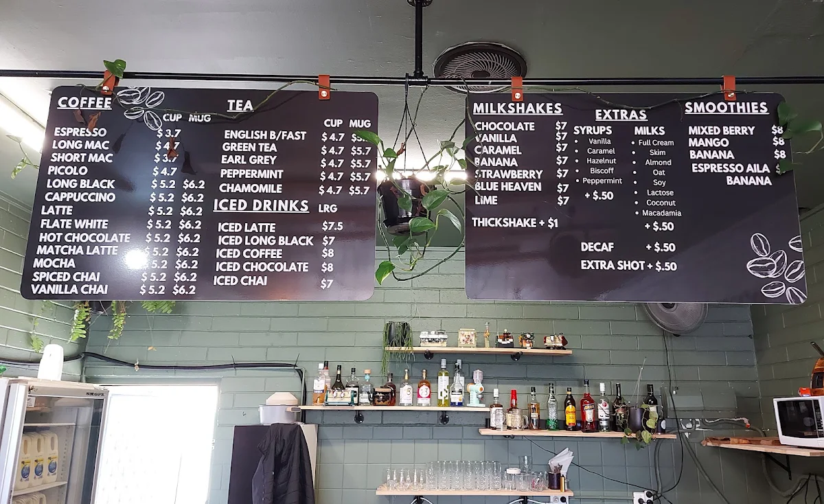 Menu, Double Drop Espresso™️