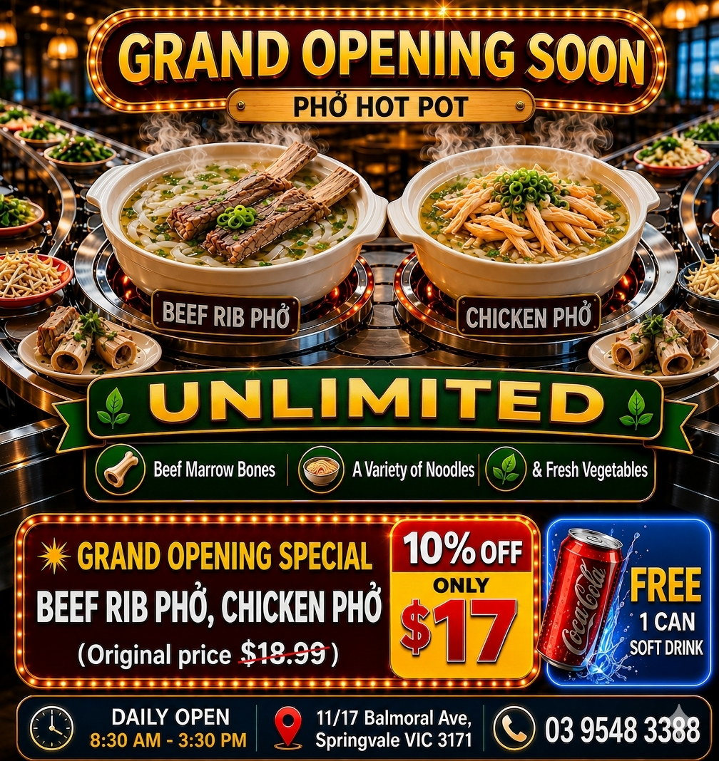 Menu, The gate hot pot buffet