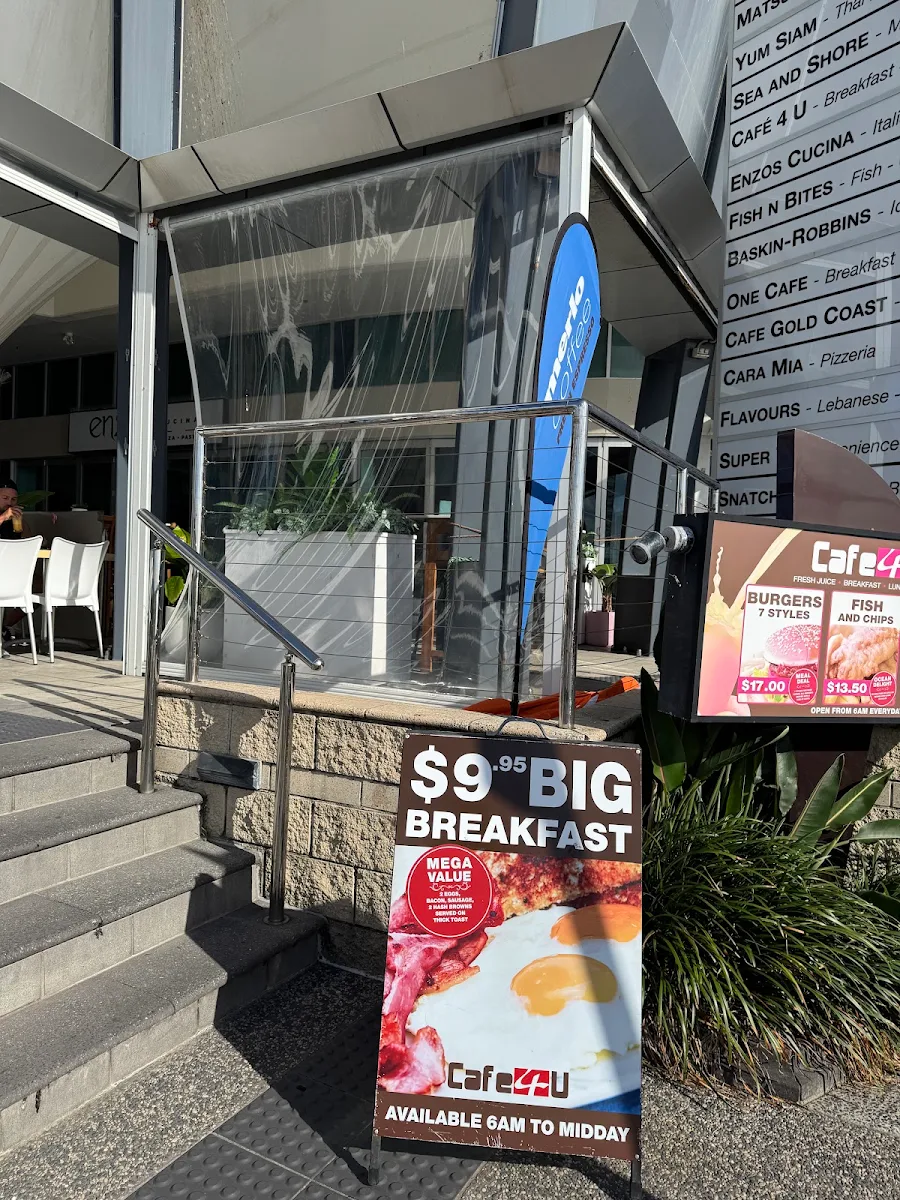 Menu, CAFE 4 U