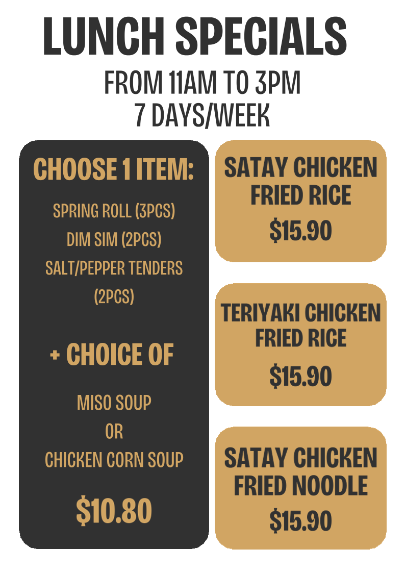 Menu, @Rice