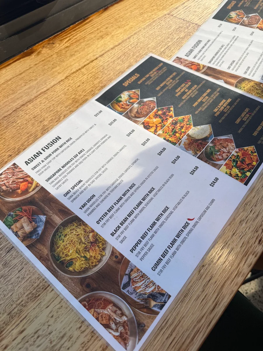 Menu, @Rice