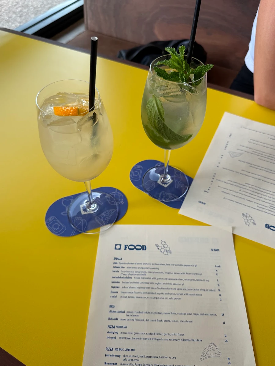Menu, Rays By Range | Camp Hill & Coorparoo Bar