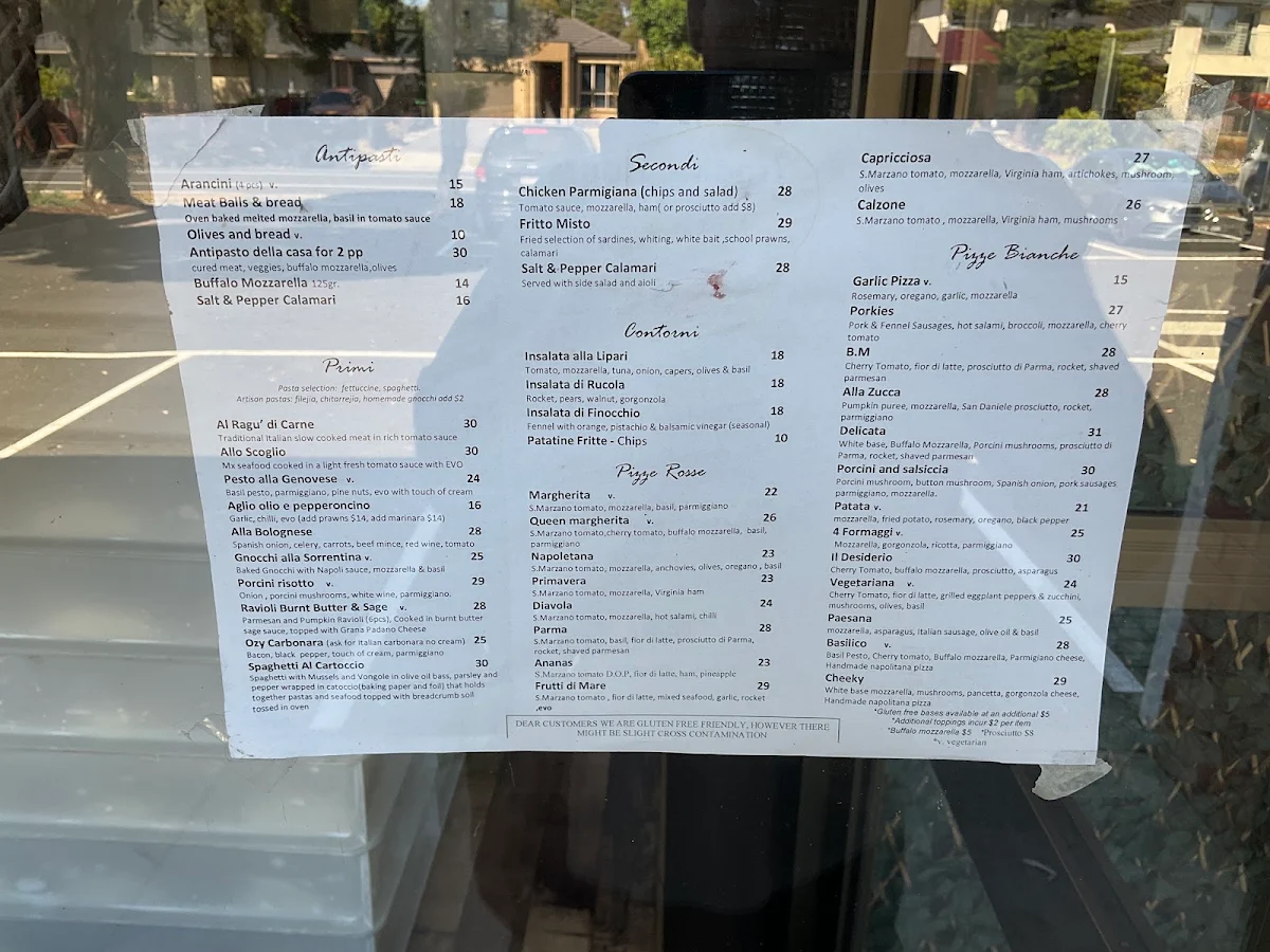 Menu, Il Desiderio