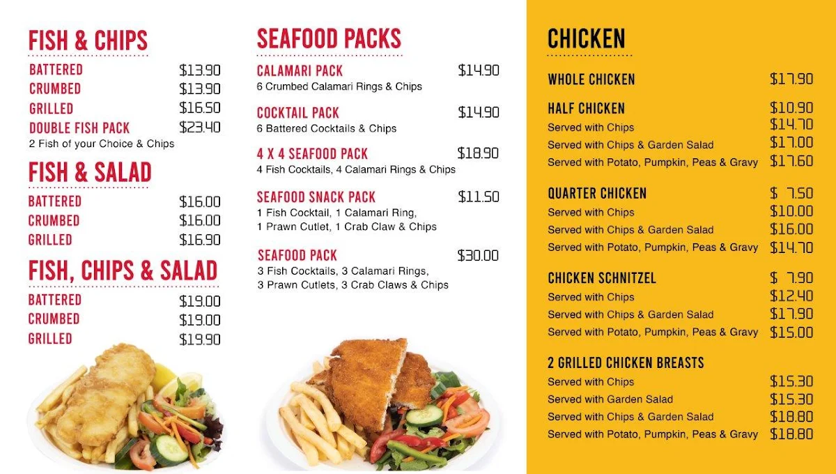 Menu, Homers Emerton