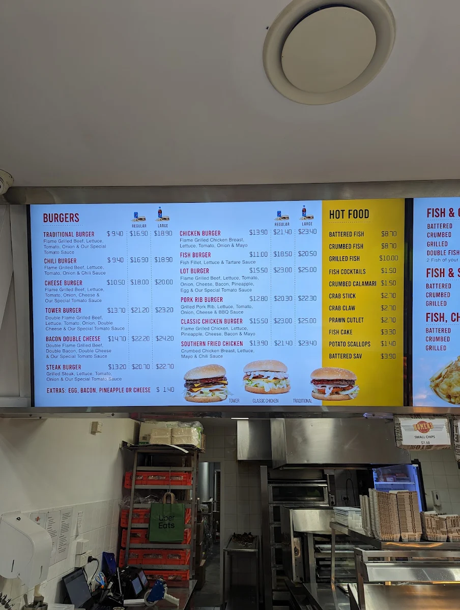 Menu, Homers Emerton