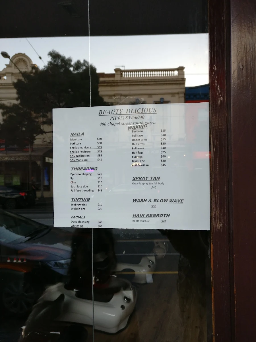 Menu, McDonald's Chapel Street