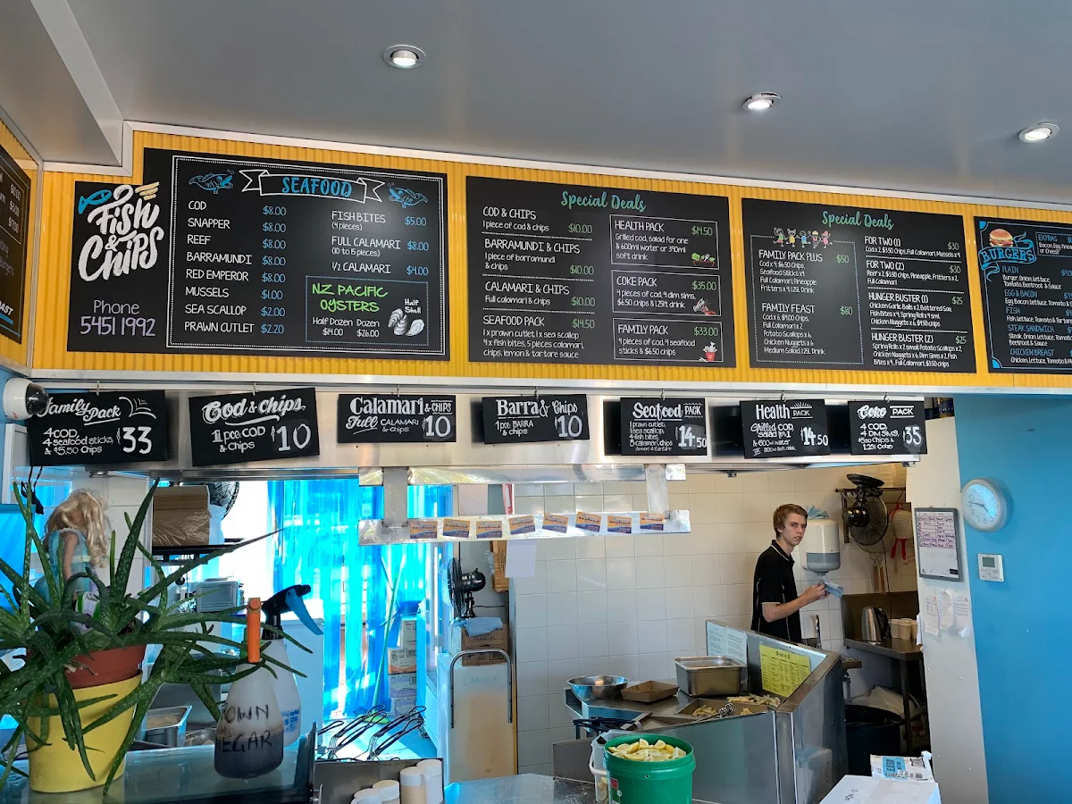 Menu, Surfcoast Fish N Grill