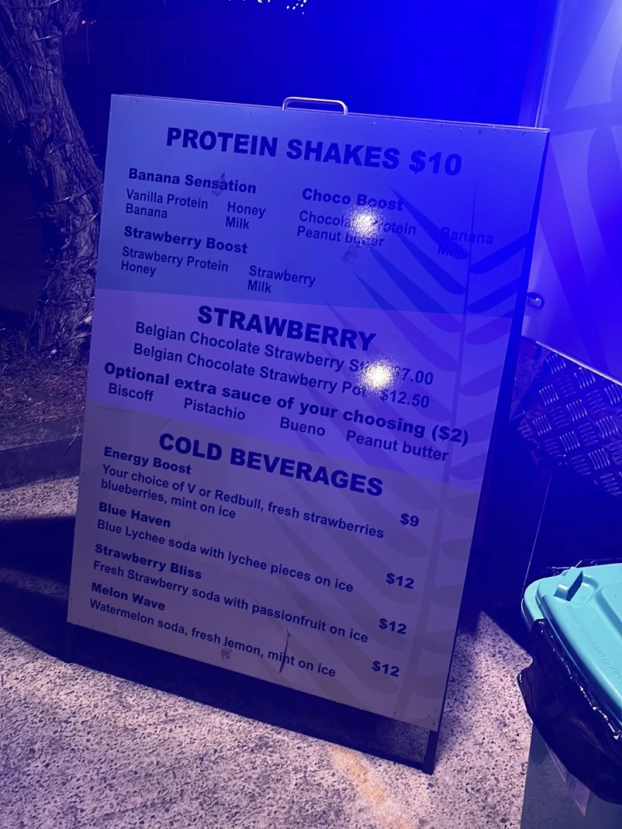 Menu, Berry Boost Casula