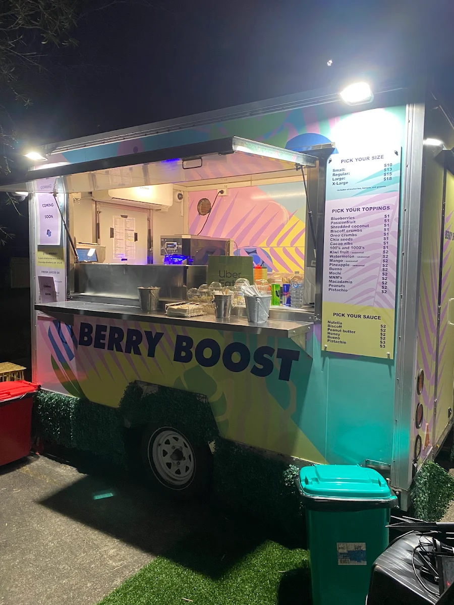 Menu, Berry Boost Casula