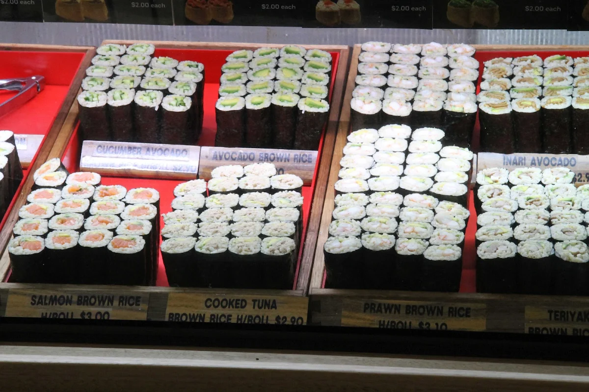 Menu, Sushi Sushi Monash University