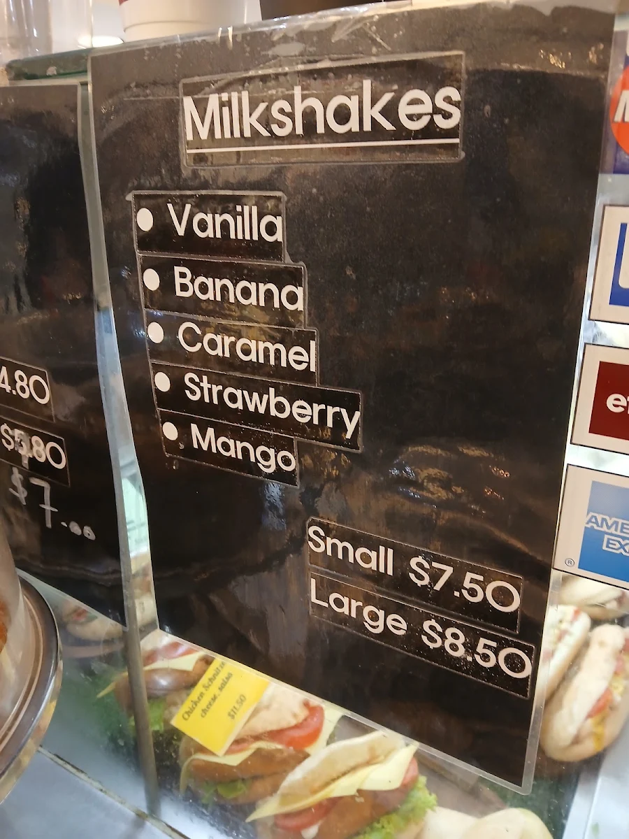 Menu, Refuge Cafe
