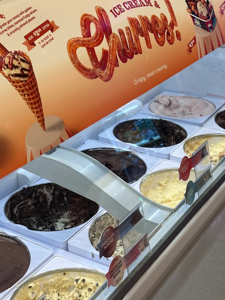 Menu, Baskin-Robbins Surfers Paradise